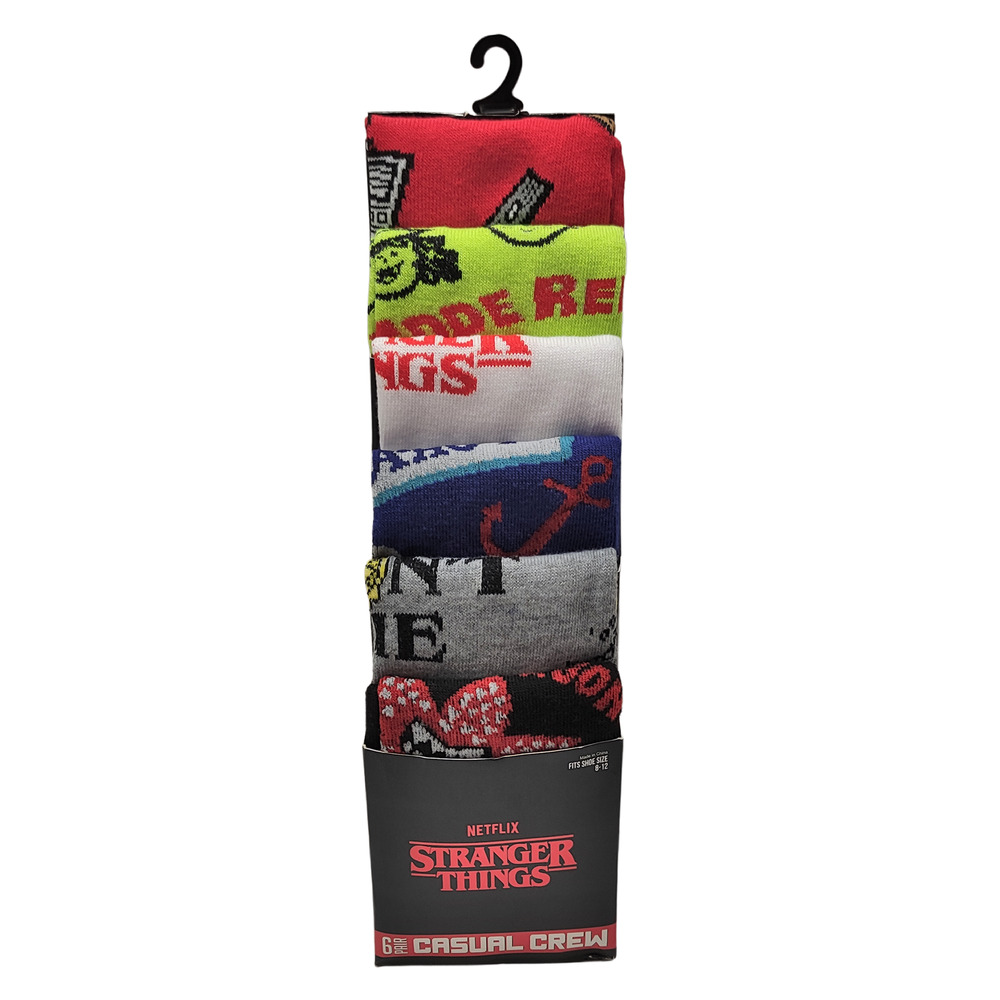 Netflix Stranger Things Socks-6 Pairs